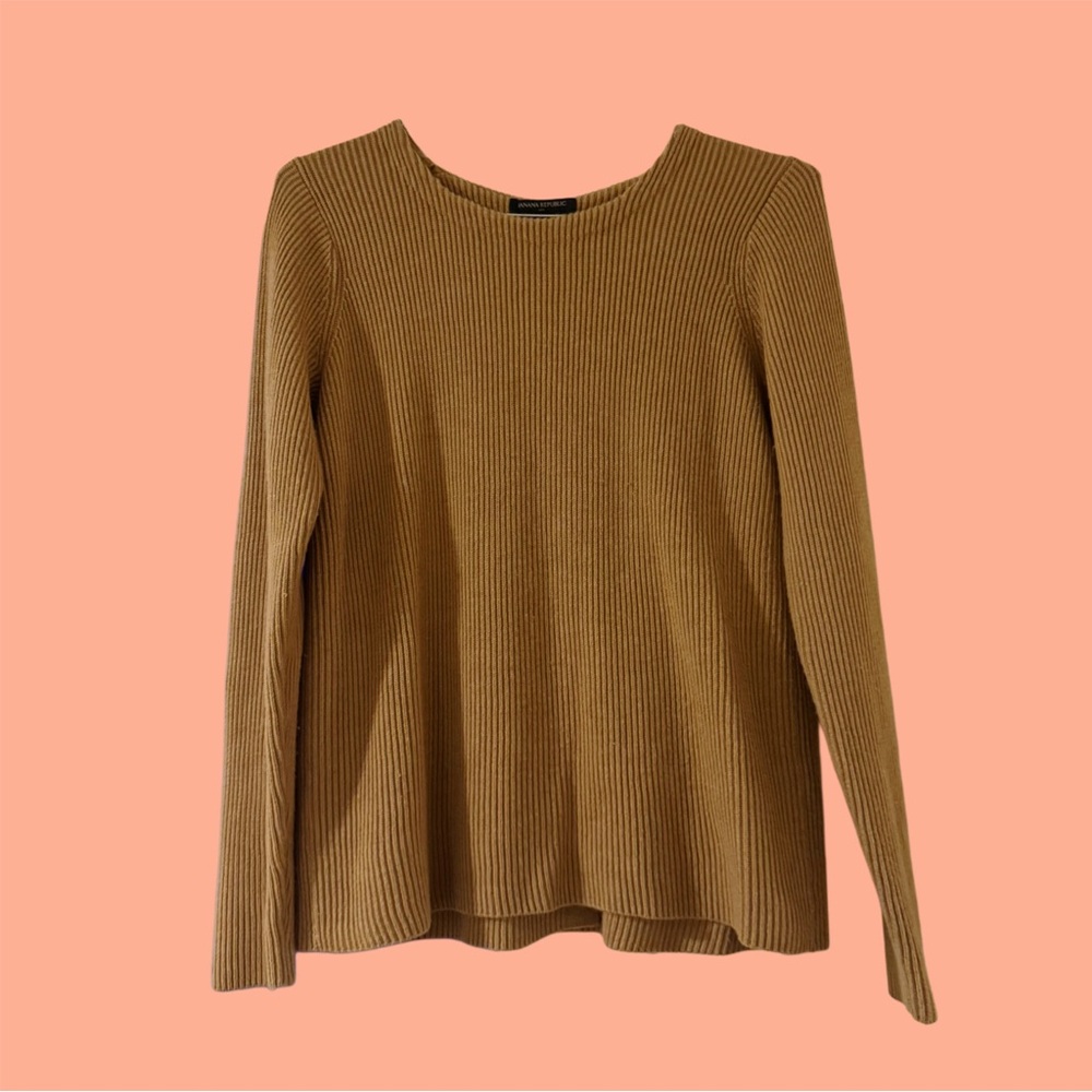 Banana Republic Camel Knit Pullover
